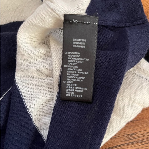 Forever 21 Blue and White Striped Thin Fabric Tank Top - Picture 7 of 7